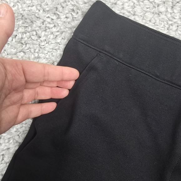 SPANX Pants Womens Medium Black Smooth Perfect Fit Ponte Kick Flare Stretch - Picture 4 of 15